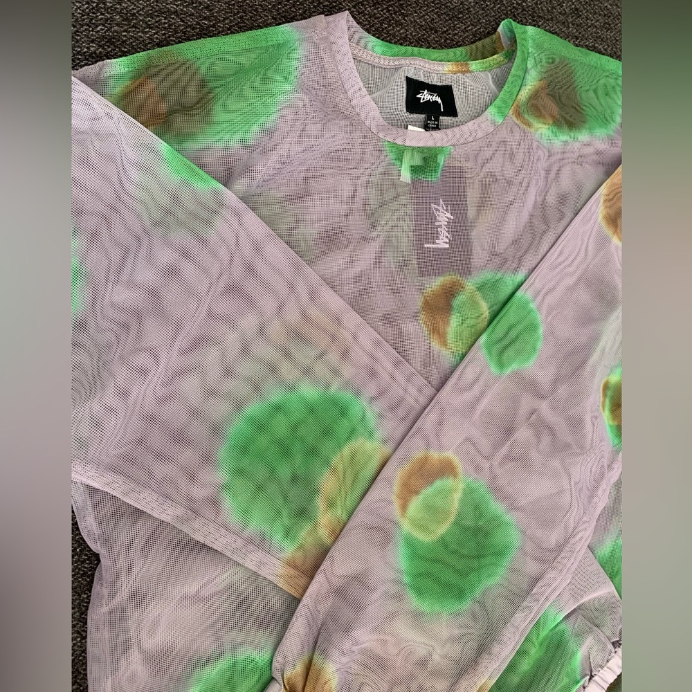 Stussy Mesh Long Sleeve Top (L)